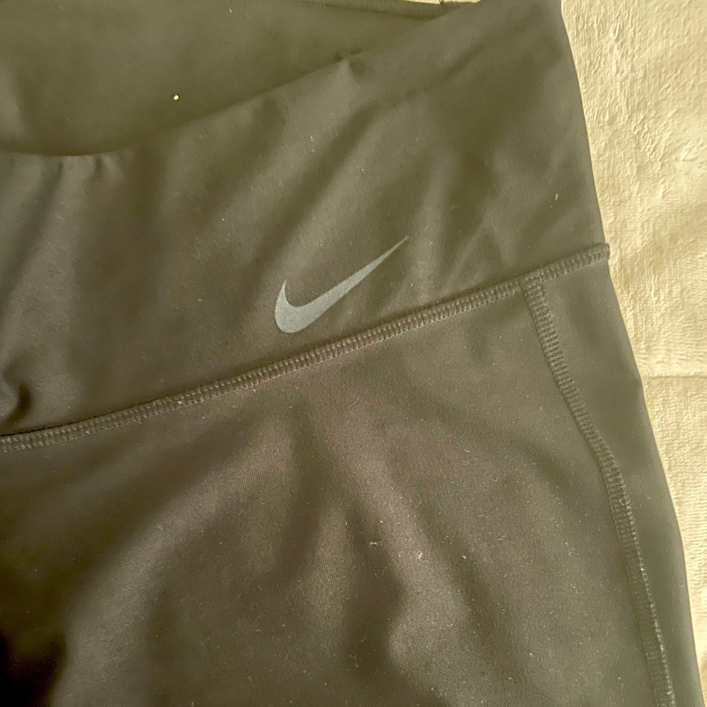 NIKE Women’s Black Dry Fit Tights 1X - Picture 2 of 7